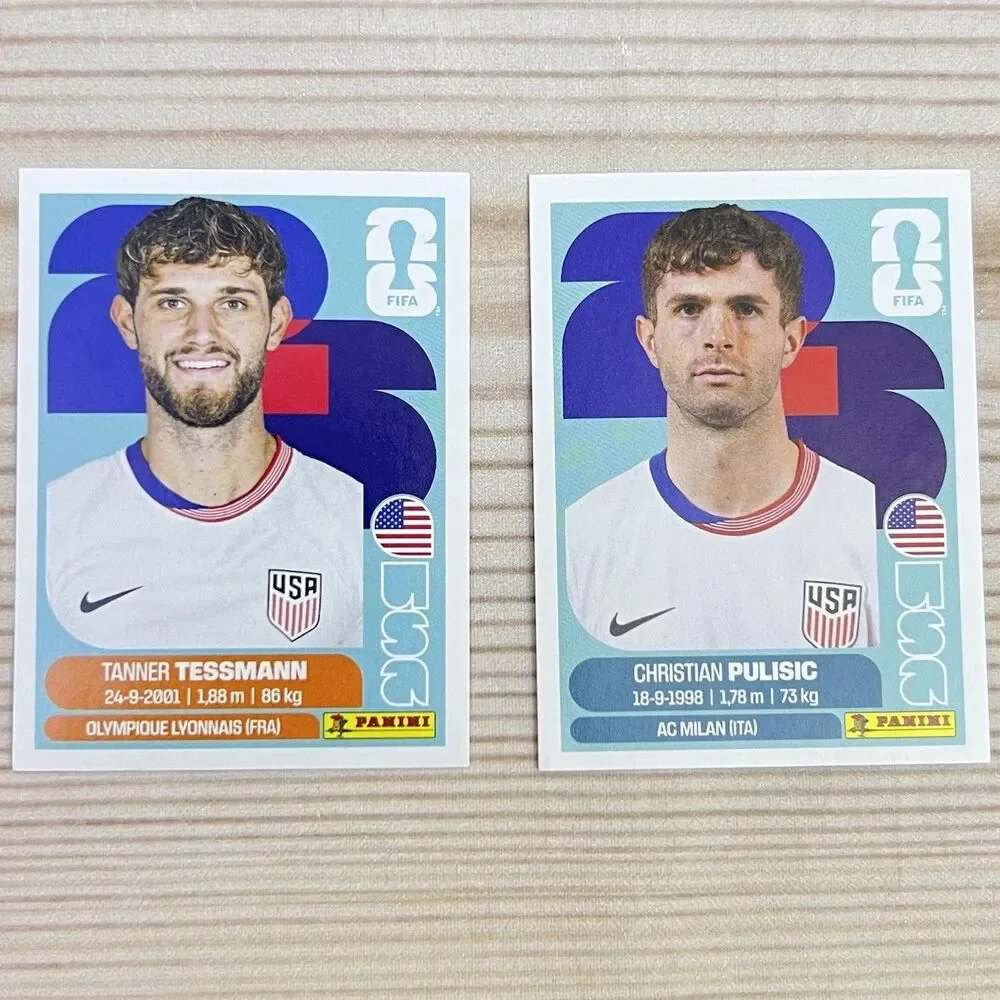 2026 Panini FIFA Club World Cup Sticker Lot 13 Pulisic Carvajal Blue Parallel